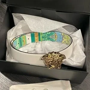 Versace | Accessories | Versace Saffiano Reversible Belt 
